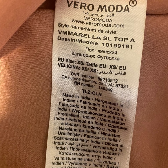 XS | NWT- Vero Moda- Dusty pink sleeveless top - Picture 6 of 8